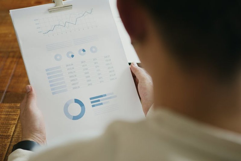 business owner reviewing analytics - geo seo tool